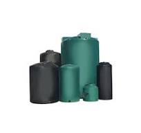 130 Gallon Vertical Water Storage Tank | TC2376IW-BLACK