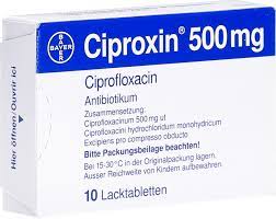 Ciproxin 500 Lacktabletten 500mg 10 Stuck In Der Adler Apotheke
