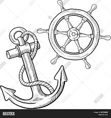 Black and white anchor free vector graphic anchor anchorage black white image. Ship Anchor Wheel Vector Photo Free Trial Bigstock