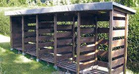 C Gah Alberts Kaminholzunterstand Sicher Sauber Trocken Stapeln Kaminholzunterstand Holz Im Garten Holz