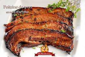 Dans une cocotte allant au four, faire dorer la longe avec un peu d'huile d'olive et margarine. Poitrine De Porc Au Miel Et Au Citron Petits Plats Entre Amis