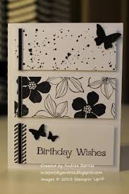 Lots of cards verses for all occasion greeting cards. Handmade Birthday Card Black And White Three Panels Two With Different Printed Papers One Wit Birthday Cards Handmade Birthday Cards Paper Cards
