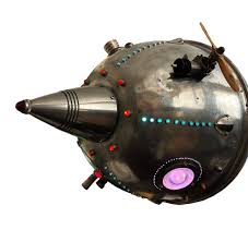 Spaceship Pod Sculpture by Baron Margo