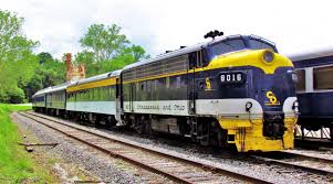 Image result for Federal Yellow 1956 Chesapeake and Ohio Railroad