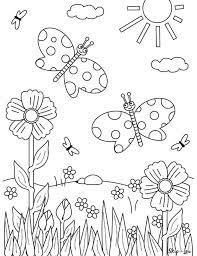 When it gets too hot to play outside, these summer printables of beaches, fish, flowers, and more will keep kids entertained. Flower Coloring Pages Butterfly Coloring Page Coloring Pages Flower Coloring Pages