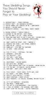 These Are The Wedding Songs You Should Never Forget To Play At Your Wedding Weddings Dance Playlist Wedding Songs Ceremony Songs Wedding Ceremony Songs