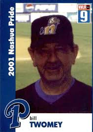 2001 Nashua Pride Team Issue #26 Bill Twomey Milford High School Coach Card  RARE