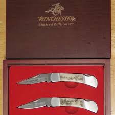 Winchester 200th commemorative with a collectable set of signature series knifes. Find More 2007 Winchester Limited Edition 3 Knife Set W Wooden Box For Sale At Up To 90 Off