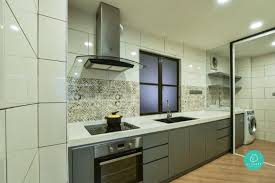 Homfa kitchen sideboard storage cabinet, large dining buffet server cupboard cabinet, console table with display shelf and double doors, idea for. How Much Does It Cost To Renovate In Malaysia Qanvast