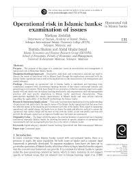 They are more concerned with what ought to be. Pdf Operational Risk In Islamic Banks Examination Of Issues
