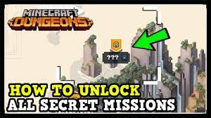 Make sure you explore all path ends that lead to the. Minecraft Dungeons All Secret Missions Guide Tips Tricks Trophy Guide Achievement Guide Gaming With Abyss