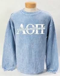 Alpha Omicron Pi Corded Sweatshirt