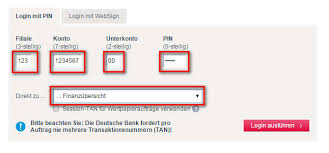 Deutsche bank aktivkonto im test: Deutsche Bank Login Login Seite