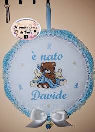 Il Punto Croce Di Vale Fiocco Nascita Davide Punto Croce Punto Croce Bambino Motivi Punto Croce