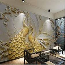 Wall Murals Online Textured Wallpaper India Texture Wallpaper For Walls Texture Wallpaper Home Textur Wall Painting Living Room Mural Wall Art Peacock Wall Art