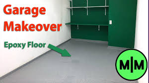 Nowadays epoxy coatings are very famous because it is much stronger than regular coatings. How To Epoxy Coat A Garage Floor Garage Makeover With Easyground Youtube