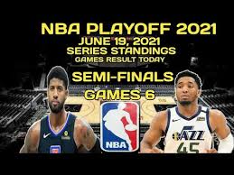 Maybe you would like to learn more about one of these? Nba Playoffs 2021 Nba Games Result June 19 2021 Series Standing Today Next Game Schedule Youtube