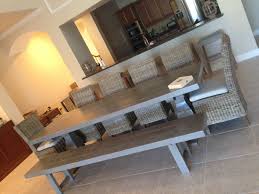 Rustic Trades Furniture Weston Trestle In Slate Gray Farm Dining Table Furniture Farmhouse Furniture
