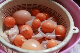 Berarti 20 butir telur ayam kampung. Fha Selemak Santan Telur Ayam Pencen Goreng Buncis Suka Yang Simple Tapi Sedap