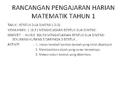 Maybe you would like to learn more about one of these? Matematik Tahun 1 Linus Bentuk 2 D Rancangan