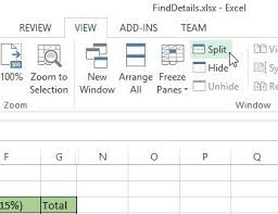Split Spreadsheet Window In Excel Spreadsheet Excel Windows