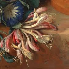 18 two still life paintings by jan van huysum: Jan Van Huysum Dutch 1682 1749 Detail Of Bouquet Of Flowers In A Terra Cotta Vase C1722 Oil On Panel And Housed A Flower Art Flower Painting Botanical Art