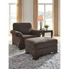 Browse online or visit a local store today! Benchcraft Miltonwood 8550620 14 Traditional Chair And Ottoman Set Zak S Warehouse Clearance Center Chair Ottoman Sets