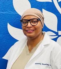 Kim Broadway, MSN, APN-C is one of our compassionate volunteer nurse  practitioners with experience in primary care, prison health, and urgent  care. Kim has been an advocate for this work. Now and