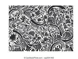Black and silver vintage wallpaper. Floral Texture Background Black And White Floral Pattern Design Texture Background Canstock