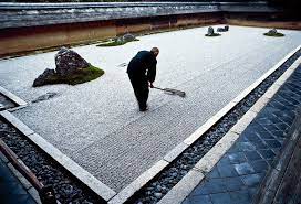 Ryoanji Temple Kyoto Nihon Zen Garden Ryoanji Japanese Rock Garden