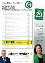 Breaking Sinn Fein Mislead Wexford Voters With Bogus Ballot Paper Aontu Says Gript