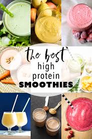 Keep Yourself Full And Reduce Snack Cravings With A High Protein Smoothie High Protein Smoothies Protein Smoothie Diabetic Smoothies
