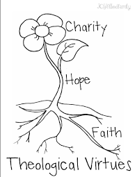 Lf Theological Virtues Virtue Gods Love Little Flowers