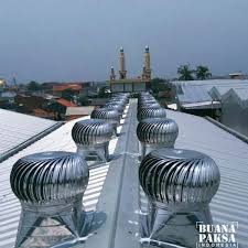 Ventilasi atap pabrik adalah sistem ventilasi di atap untuk membangun pabrik, gudang dan bangunan komersil lainnya. Cyclone Turbin Ventilator 30 Harga Tahun Ini Buana Paksa Indonesia