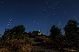 These meteors are caused by streams of cosmic debris called meteoroids entering earth's atmosphere at extremely high speeds on parallel trajectories. Periodisch Wiederkehrende Meteorstrome C Muc