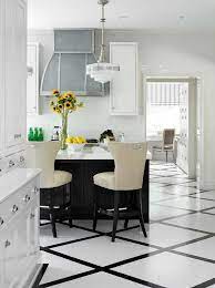 Paint kitchen floor tiles black. Black And White Painted Kitchen Floor Design Ideas