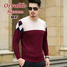 S, m, l, xl dan (xxl limited). Jual Osvaldo Maroon Pakaian Baju Sweater Rajut Korea Pria Lengan Panjang Kota Malang Cingol Shop Tokopedia