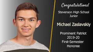 Today, junior Michael Zaslavskiy...