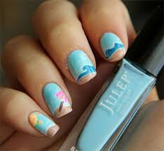 30 Inspiring Beach Nail Art Designs Ideas Trends Stickers 2014 20 Jpg 400 369 Pixels Beach Nail Art Designs Beach Nails Beach Nail Art