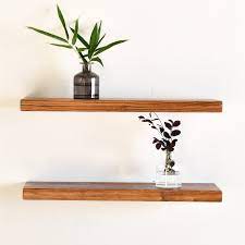 Bayka floating shelves wall mounted, rustic wood wall shelves set of 3 for bedroom, bathroom, living room, kitchen. 8 Inch Deep Allen Reclaimed Wood Floating Wall Shelves Rustic Wall Mount Shelf Wellandstore