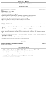 asic digital design engr resume sample