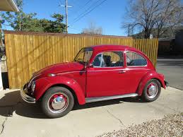 Image result for Poppy Red 1954 Beetle