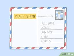 3 ½ x 5 ½ inches no. How To Write A Postcard With Pictures Wikihow