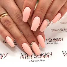 Dip the thin nail art brush in. Peach Color Nails Coffin New Expression Nails