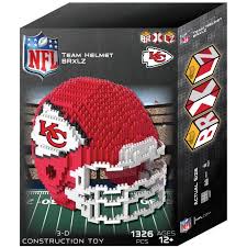 Kansas city chiefs helmets sit on a space heater on the bench before a game against the new york giants on november 19, 2017, at metlife stadium in east rutherford, n.j. Kansas City Chiefs Nfl 3d Brxlz Puzzle Helmet Set