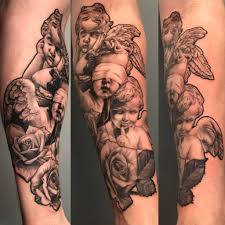 Maybe you would like to learn more about one of these? Tattoo Uploaded By Jordan Carousel Tattoo Hear No Evil See No Evil Speak No Evil Jordancambellart 3rl Finelinetattoo Realistictattoo Cherub 1261296 Tattoodo