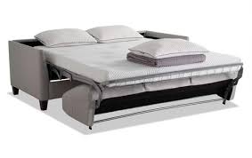 Antonio Light Gray Leather Bob O Pedic Queen Sleeper Sofa Bobs Com Sleeper Sofa Leather Sleeper Sofa Mattress Sets