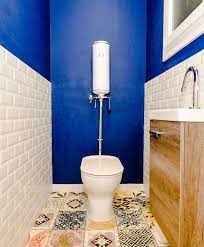 blanc chasse d eau toilettes carreaux metro