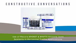 Use of Pecora 890NST & 890FTS Silicone Joint Sealants in Horizontal Traffic  Applications - Pecora