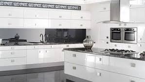 White High Gloss Kitchen Cabinets Reflections High Gloss White Kitchen Mod White Modern Kitchen Contemporary Kitchen Cabinets Modern Kitchen Cabinet Design